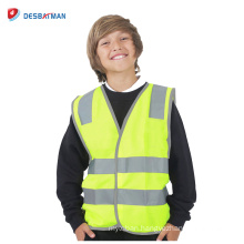 Personalised Childrens Hi Vis Safety Vests Waistcoat with 3M Reflective Tapes EN20471 Outdoor